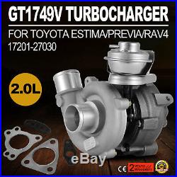 17201-27030 VNT Turbo for Toyota Auris RAV4 2.0 D-4D GT1749V Turbocharger