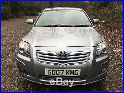 2007 Toyota Avensis Tr D-4d Silver 1yr Mot P/x Clearance Perfect Runabout