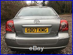 2007 Toyota Avensis Tr D-4d Silver 1yr Mot P/x Clearance Perfect Runabout