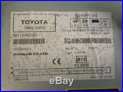 2008 Toyota Avensis 2.0 D-4d 4dr Estate Sat Nav Navigation System & Manual