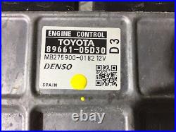 2009 Toyota Avensis Engine Ecu 89661-05d30 2.0 D4d Diesel 2.0 D4d Fast Shipping