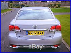 2012 62 Toyota Avensis 2.2 T Spirit D-4d Silver 75,000 Miles, Every Toyota Extra