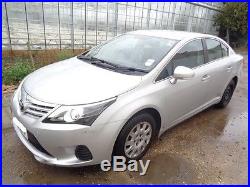 2012 Toyota Avensis Diesel Saloon 2.0 D-4d T2 4dr 6 Speed Manual