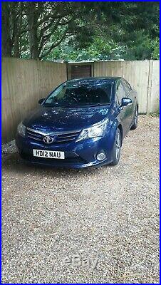 2012 TOYOTA AVENSIS TR D-4D BLUE STUNNING SALOON only 68500 miles