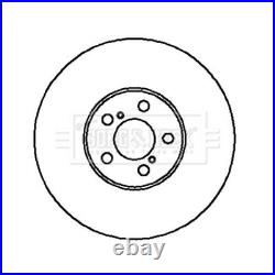 2x Brake Discs Pair Vented For Toyota Avensis Verso AC 2.0 D-4D Front 4351206020