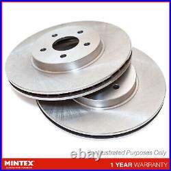 2x Brake Discs Vented For Toyota Avensis T27 2.0 D-4D Mintex Front 4351205090