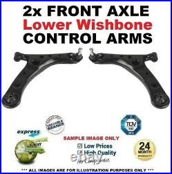 2x Front Axle Lower CONTROL ARMS for TOYOTA AVENSIS VERSO 2.0 D4D 2001-2005