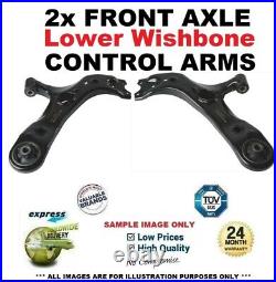 2x Front Lower CONTROL ARMS for TOYOTA AVENSIS Sal 2.2 D4D 2008-on