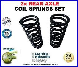 2x REAR Axle COIL SPRINGS for TOYOTA AVENSIS Estate 2.0 D4D 2011-on