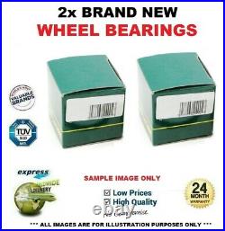 2x Rear Axle WHEEL BEARINGS for TOYOTA AVENSIS Saloon 2.0 D4D 2011-on