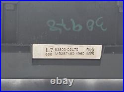8380005L70 dashboard for TOYOTA AVENSIS SEDAN 2.2 D-4D (ADT271) 2008 8080388