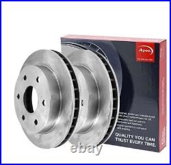 APEC Front Pair of Brake Discs for Toyota Avensis D-4D 150 2.2 Nov 2008-Nov 2018