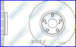 APEC Front Pair of Brake Discs for Toyota Avensis D-4D 150 2.2 Nov 2008-Nov 2018