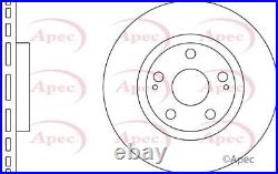 APEC Front Pair of Brake Discs for Toyota Avensis D-4D 2.2 Oct 2005 to Oct 2008