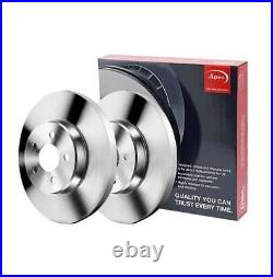 APEC Rear Pair of Brake Discs for Toyota Avensis D-4D 2.0 Apr 2003 to Apr 2008