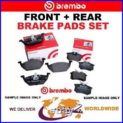 BREMBO FRONT + REAR Axle BRAKE PADS SET for TOYOTA AVENSIS 2.0 D4D 1999-2003