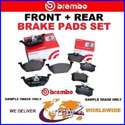 BREMBO FRONT + REAR Axle BRAKE PADS for TOYOTA AVENSIS Estate 2.2 D4D 2009-on