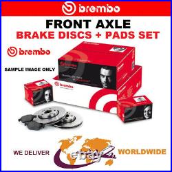BREMBO Front Axle BRAKE DISCS + PADS for TOYOTA AVENSIS Combi 2.0 D4D 2003-2008