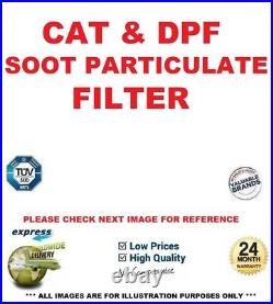 Cat & DPF SOOT PARTICULATE FILTER for TOYOTA AVENSIS Estate 2.0 D4D 2009-on
