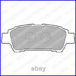 Delphi Rear Axle BRAKE DISCS + PADS for TOYOTA AVENSIS VERSO 2.0 D4D 2001-2005