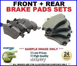 FRONT + REAR AXLE BRAKE PADS for TOYOTA AVENSIS Estate 2.2 D4D 2009-on
