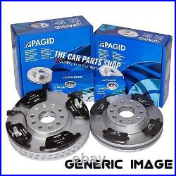 For Toyota Avensis 2.0 D-4d 2009 Front & Rear Brake Pagid Discs + Pads