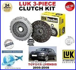 For Toyota Avensis 2.0 D4d 2.2 D Clutch Kit 2005-2008 Luk 3 Piece Oe Quality
