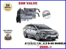 For Toyota Avensis 2.0td 2.2td D4d 2009- New Exhaust Egr Valve 2580026010