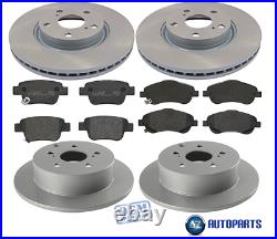 For Toyota Avensis 2.2 D-4D 2011-2015 Front & Rear Brake Discs & Pads Set