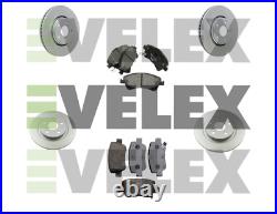 Front & Rear Brake Discs And Pads Set For Toyota Avensis 1.6 1.8 2.0 D4d 09-15