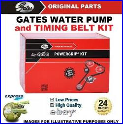 GATES WATER PUMP & TIMING BELT KIT for TOYOTA AVENSIS VERSO 2.0D4D 2001-2005