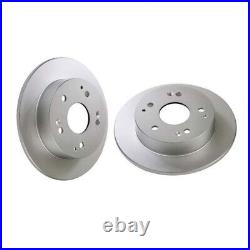 Genuine NAP Pair of Rear Brake Discs for Toyota Avensis D-4D 130 2.0 (1/09-4/16)