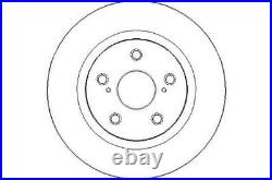 Genuine NAP Pair of Rear Brake Discs for Toyota Avensis D-4D 130 2.0 (1/09-4/16)