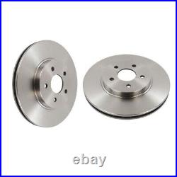 Genuine NK Pair of Front Brake Discs for Toyota Avensis D-4D 1.6 (05/15-12/18)