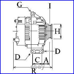 HC-Cargo generator for Toyota Verso + VAN + Avensis + Limo + station wagon 05-18