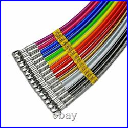 Hel Braided Brake Lines For Toyota Avensis 2.0 D-4D 03