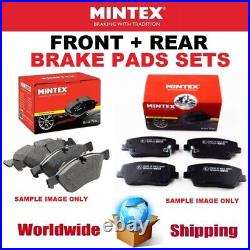 MINTEX FRONT + REAR Axle BRAKE PADS for TOYOTA AVENSIS Estate 1.6 D4D 2015-on