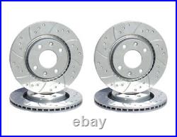 MTEC Front 320mm Brake Discs for Toyota Avensis Tourer 2.2D-4D 0109