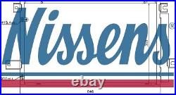 NISSENS Aircon Condenser 940022 for TOYOTA AVENSIS (2003) AVENSIS 2.2 D4D etc