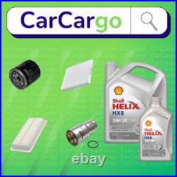 SERVICE KIT Toyota Avensis 2.0 D-4D Diesel 2003-2008 OIL AIR CABIN FUEL Shell