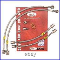 Stainless Braided Brake Lines HEL for Toyota Avensis 2.0 D-4D 2003