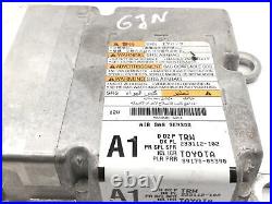 TOYOTA AVENSIS Sedan T27 2.0 D-4D WWT271 SRS Control Unit 89170-05390 2016