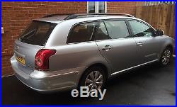 TOYOTA AVENSIS T2 D-4D SILVER 2008. 1 owner