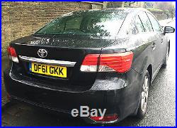 Toyota Avensis T4 2012 2.0 D4d 4 Dr Saloon Black 6 Speed Manual Cat D Repaired