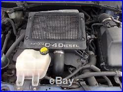 Toyota Rav 4, 2.0 Litre Diesel D4d Spares Repair, Avensis, Hiace, Ideal Export