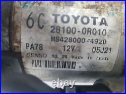 Toyota Avensis 2.0, 2.2 D4d, Dcat Recon. Starter Motor (2006-2012) 28100-0r010