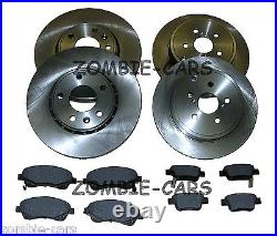 Toyota Avensis 2.0 D4d T2 03-08 Front & Rear Brake Discs And Pads Set New