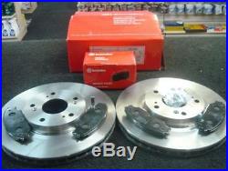Toyota Avensis 2.0 D4d (t25) Front Brake Discs And Brembo Brake Pads