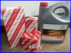 Toyota Avensis 2.2 D4d Air + Oil Filter + Fuel Filter +oil Service Kit 2006-2008