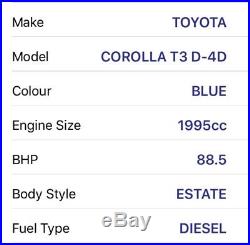 Toyota Avensis Corolla 2.0 D-4d Engine Code E1cd-c91 93k